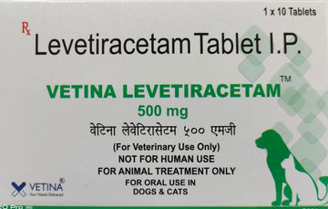 Vetina Levetiracetam 500 mg Tablets I.P – For Dogs & Cats